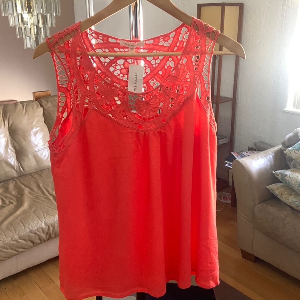 Crochet Yoke Top